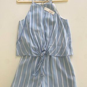 NWT Lavender Brown Romper
